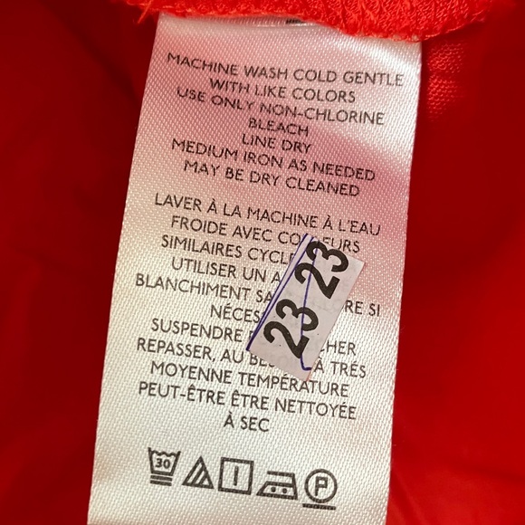 NWOT Urban Outfitters Small Vibrant Red Long-Sleeved Silky Dress - Picture 4 of 7